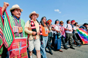La Via Campesina March, COP16 Cancun. Photo by Allan Lissner