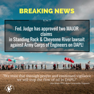 Read more about the article IEN Statement on Federal Court Ruling to Revisit DAPL Environmental Analysis