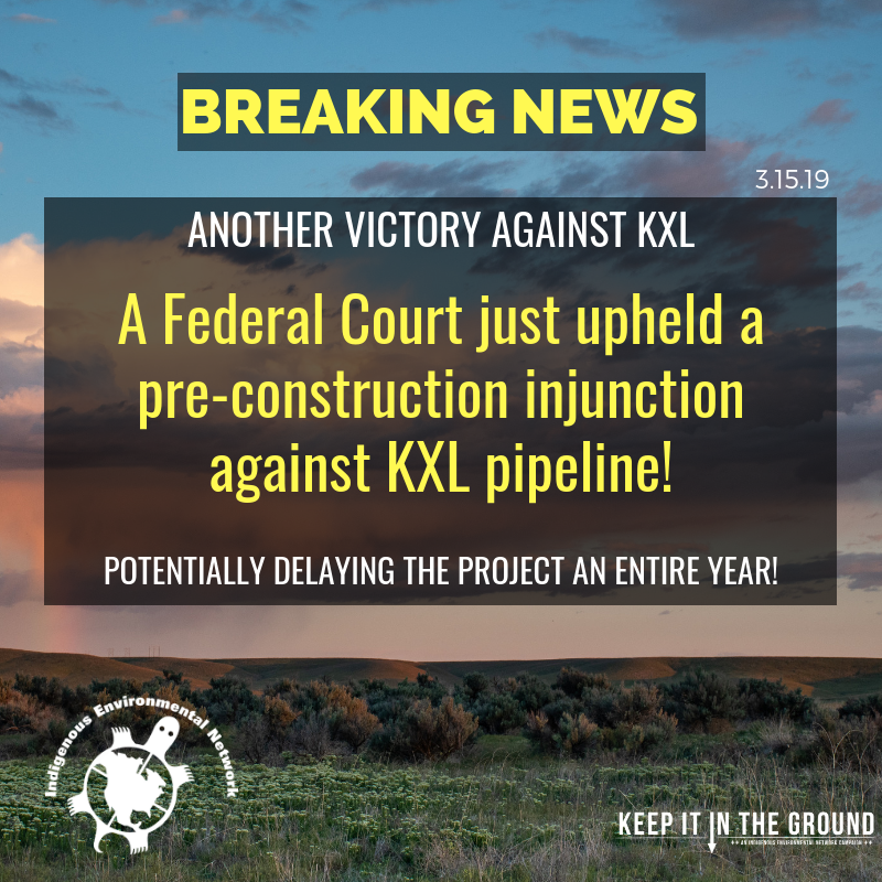 You are currently viewing Federal Court Upholds Injunction Against KXL!
